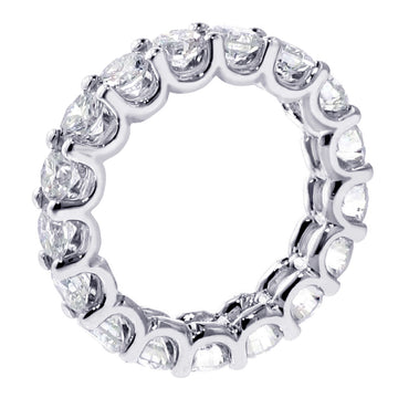 3.60 CT Shared Prong Diamond Eternity Band in 14k White Gold